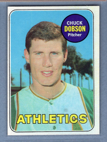 1969 Topps #397 Chuck Dobson (c) EX-MT  GOWABB