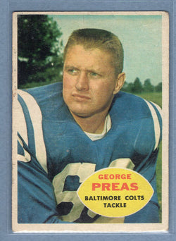 1960 Topps #6 George Preas (a) VG  GO801