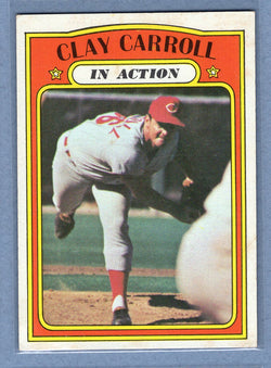 1972 Topps #312 Clay Carroll IA EX  GO500