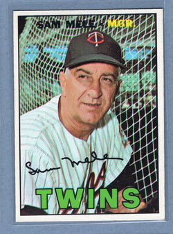 1967 Topps #418 Sam Mele  EX-MT   GO340