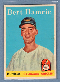 1958 Topps #336 Bert Hamric  EX  GO387
