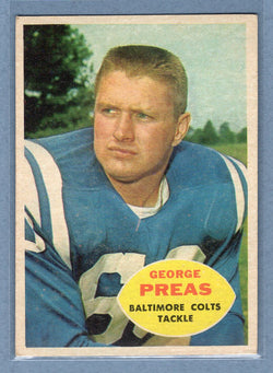 1960 Topps #6 George Preas (b) EX  GO801
