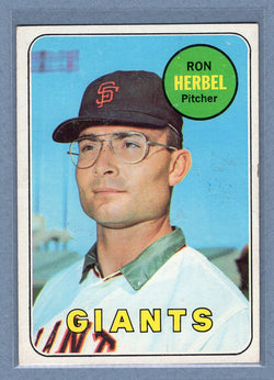 1969 Topps #251 Ron Herbel  EX-MT  GO602