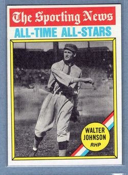 1976 Topps #349 Walter Johnson (HOF)  (f) EX-MT  GO450