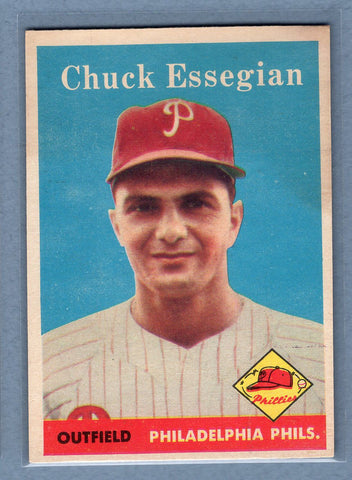 1958 Topps #460 Chuck Essigian VG  GO129