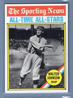 1976 Topps #349 Walter Johnson (HOF)  (g) EX-MT  GO450
