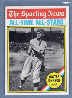 1976 Topps #349 Walter Johnson (HOF)  (h) EX-MT  GO450