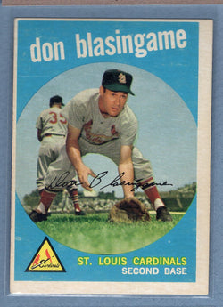 1959 Topps #491 Don Blasingame VG-EX  GO213