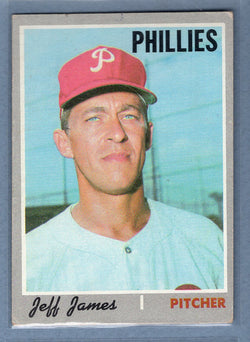 1970 Topps #302 Jeff James  EX  GO695