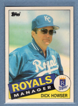 1985 Topps Tiffany #334 Dick Howser NM