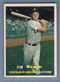 1957 Topps #136 Jim Hegan(2) VG-EX  GO295