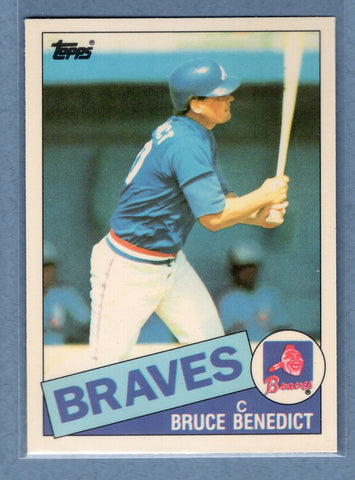 1985 Topps Tiffany #335 Bruce Benedict NM