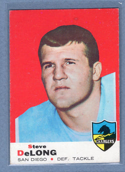 1969 Topps #129 Steve DeLong (a) VG-EX  GO801