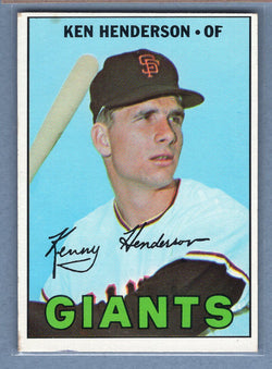 1967 Topps #383 Ken Henderson EX  GO360