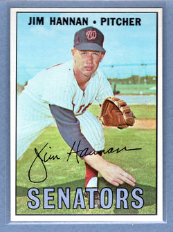 1967 Topps #291 Jim Hannan EX-MT  GO263