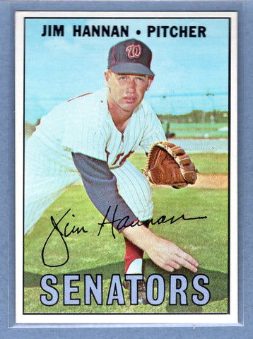 1967 Topps #291 Jim Hannan EX-MT  GO263