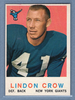 1959 Topps #156 Lindon Crow EX-MT  GO176