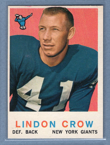 1959 Topps #156 Lindon Crow EX-MT  GO176
