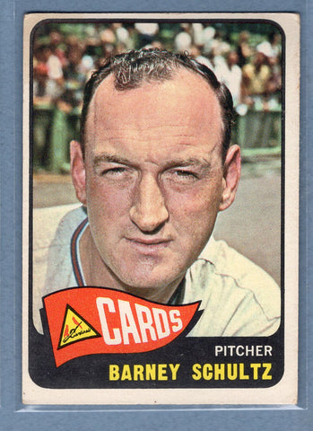 1965 Topps #28 Barney Schultz (a) VG-EX  GO375