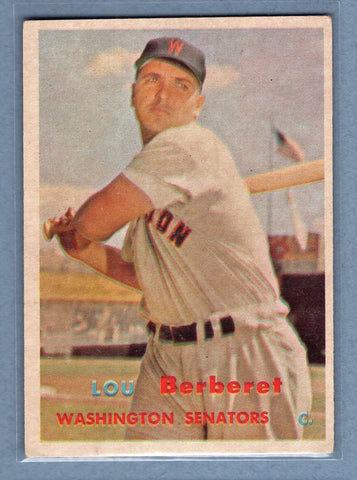 1957 Topps #315 Lou Berberet EX  GO130