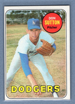 1969 Topps #216 Don Sutton (HOF)(4) EX  GOY