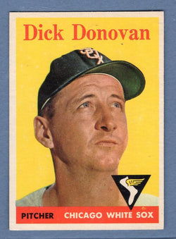 1958 Topps #290 Dick Donovan VG-EX  GO495