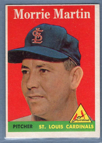 1958 Topps #53 Morrie Martin EX  GO401