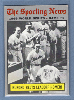 1970 Topps #305 World Series Game 1 EX  GO695