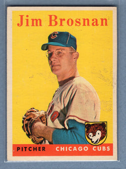 1958 Topps #342 Jim Brosnan (st) VG  GO387