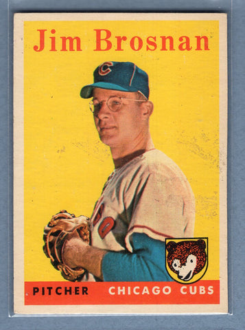 1958 Topps #342 Jim Brosnan (st) VG  GO387