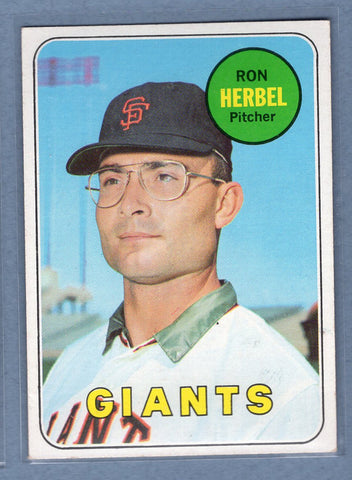 1969 Topps #251 Ron Herbel(C) EX-MT  GO850