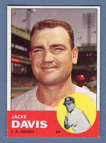 1963 Topps #117 Jacke Davis EX-MT    CCS32