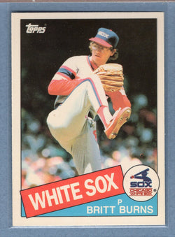 1985 Topps Tiffany #338 Britt Burns NM