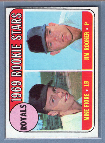 1969 Topps #376 Royals Rookies EX-MT  GO477