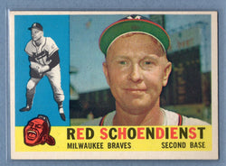 1960 Topps #335 Red Schoendienst (HOF) EX  GO480