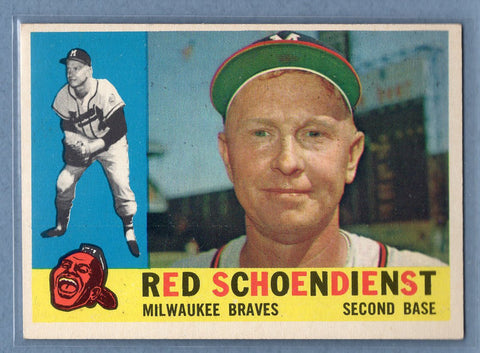 1960 Topps #335 Red Schoendienst (HOF) EX  GO480
