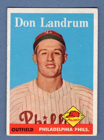 1958 Topps #291 Don Landrum VG-EX  GO495