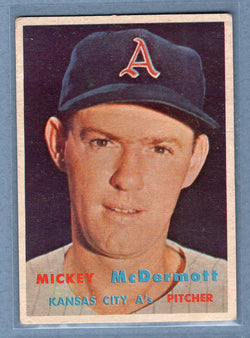 1957 Topps #318 Mickey McDermott EX  GO130