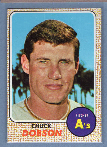 1968 Topps #62 Chuck Dobson (a)  EX-MT  GO550