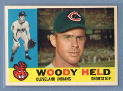 1960 Topps #178 Woody Held EX-MT  GO522
