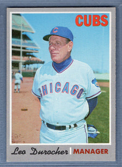 1970 Topps #291 Leo Durocher (HOF)  EX-MT  SB2
