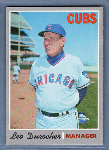 1970 Topps #291 Leo Durocher (HOF)  EX-MT  SB2