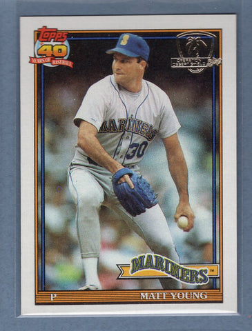 1991 Topps Desert Shield #108 Matt Young  NM  GO600