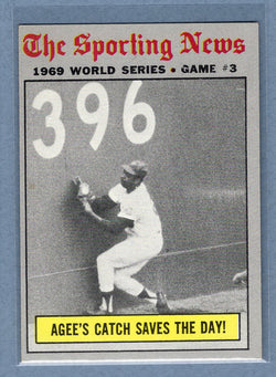 1970 Topps #307 World Series Game 3 EX  GO695