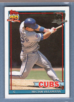 1991 Topps Desert Shield #362 Hector Villanueva  NM  GO625