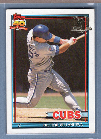1991 Topps Desert Shield #362 Hector Villanueva  NM  GO625