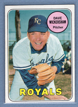 1969 Topps #647 Dave Wickersham EX  GO645
