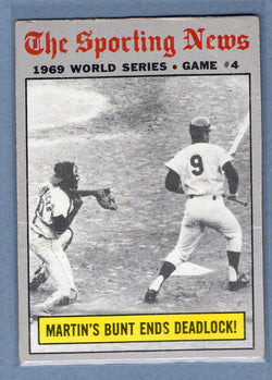 1970 Topps #308 World Series Game 4  G-VG  GO695