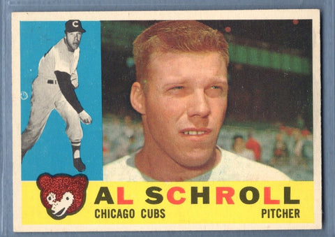 1960 Topps #357 Al Schroll EX-MT Set Break 1