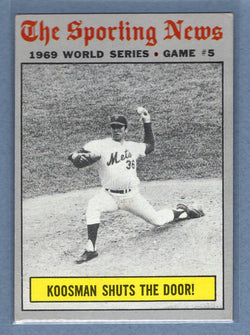 1970 Topps #309 World Series Game 5 (Koosman)  EX  GO695